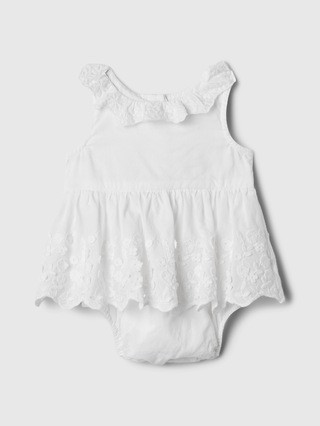 Baby Eyelet One-Piece | Gap (US)