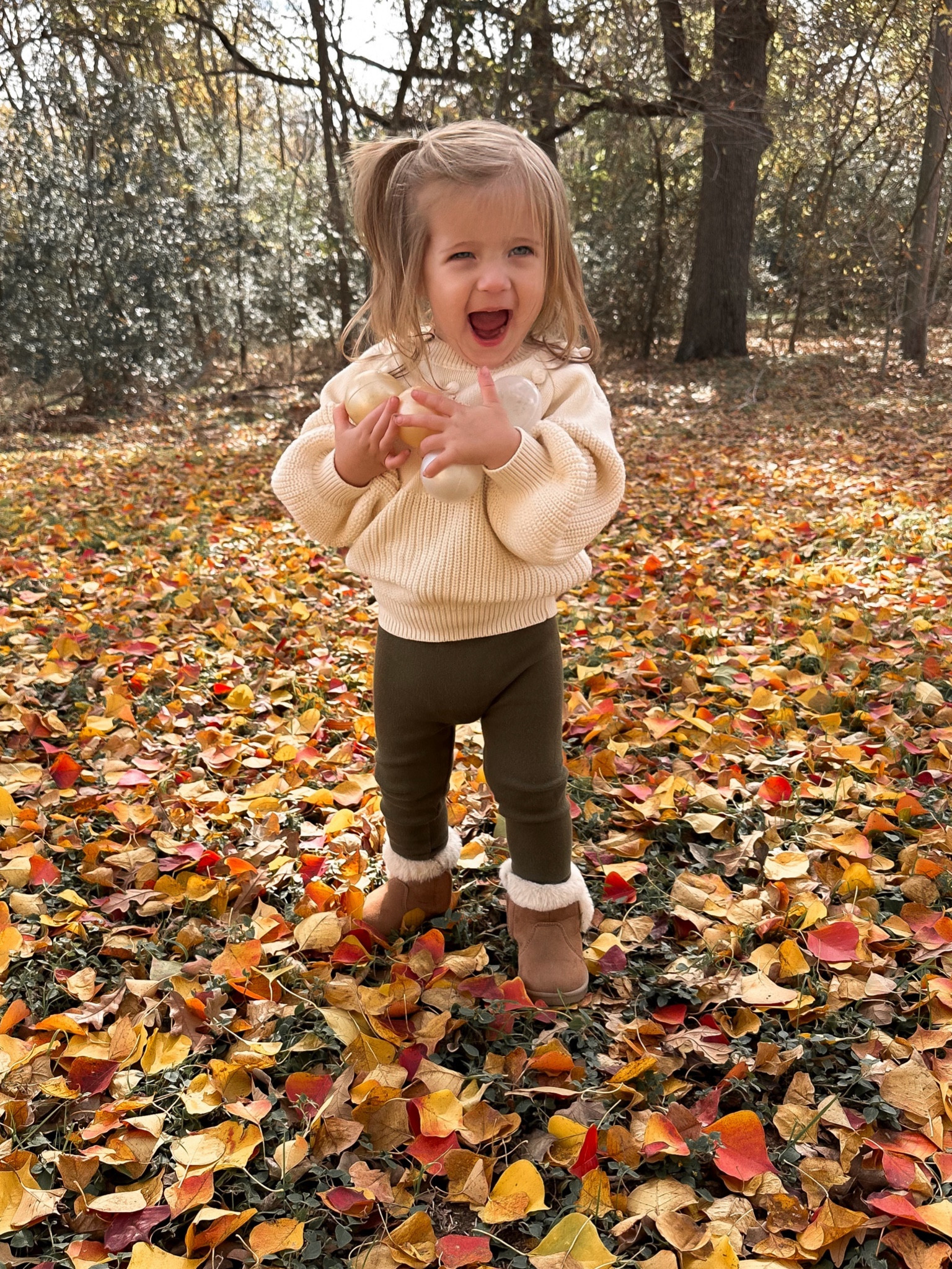 I love this Amazon outfit for Savannah! These toddler leggings are the best I’ve found! And she has lived in these little Walmart Ugg dupes! Baby ugg dupes, fair isle sweater, jeans, toddler sweater, toddler boots, Holiday outfit, holiday sweater, toddler holiday outfit, kids holiday outfit, kids Christmas outfit. Callie Glass @glassalwaysfull 

#LTKHoliday #LTKkids #LTKbaby