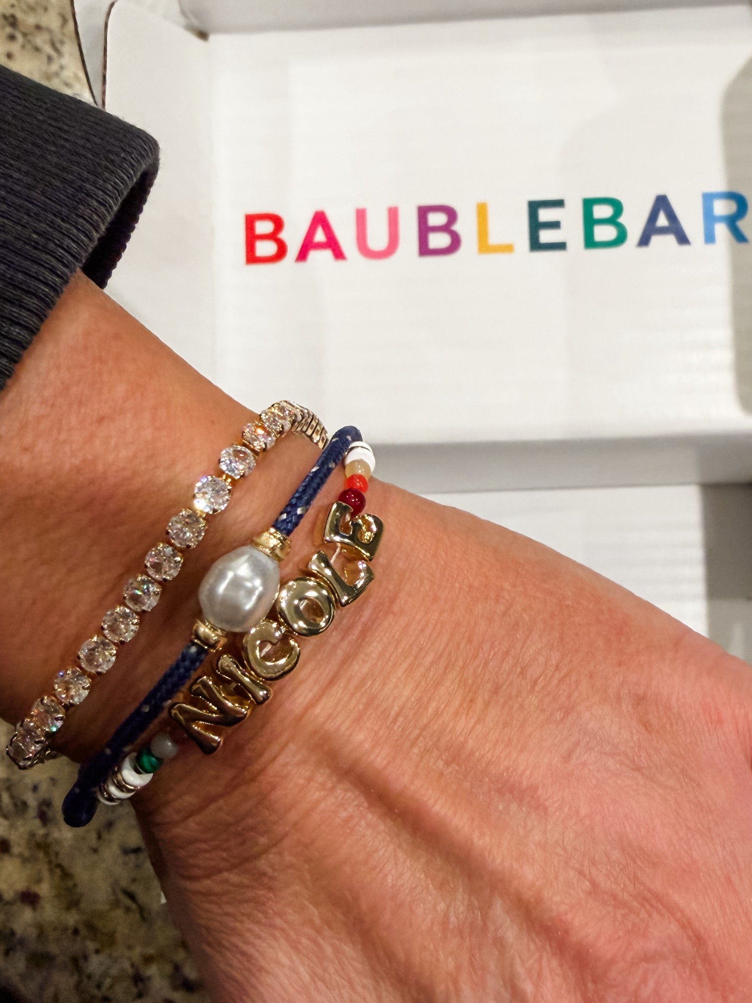 My newest bracelet obsession. This adorable layered custom bracelet makes the perfect gift for yourself or someone else! 

Bracelets | bracelet | custom | layered | gold jewelry | Baublebar | gifts for her | Valentines | gift idea 


#LTKmomlife #LTKselfcare #LTKootd