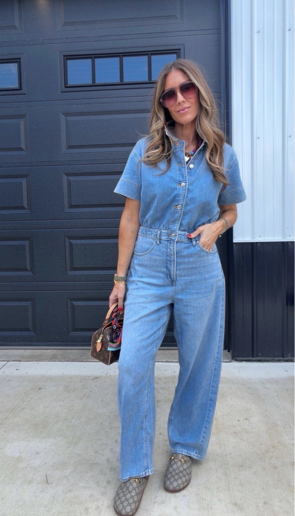 One and done outfits are always a win, and this denim jumpsuit is such an easy statement piece. I love that it gives an elevated look with minimal effort, just add your favorite accessories and go.

denim jumpsuit, one piece outfit, casual chic style, effortless outfit idea, everyday fashion, elevated basics, denim trend, wide leg jumpsuit, fall transition outfit, street style look, easy outfit formula, themominstyle

#LTKootd #LTKSeasonal #LTKTravel