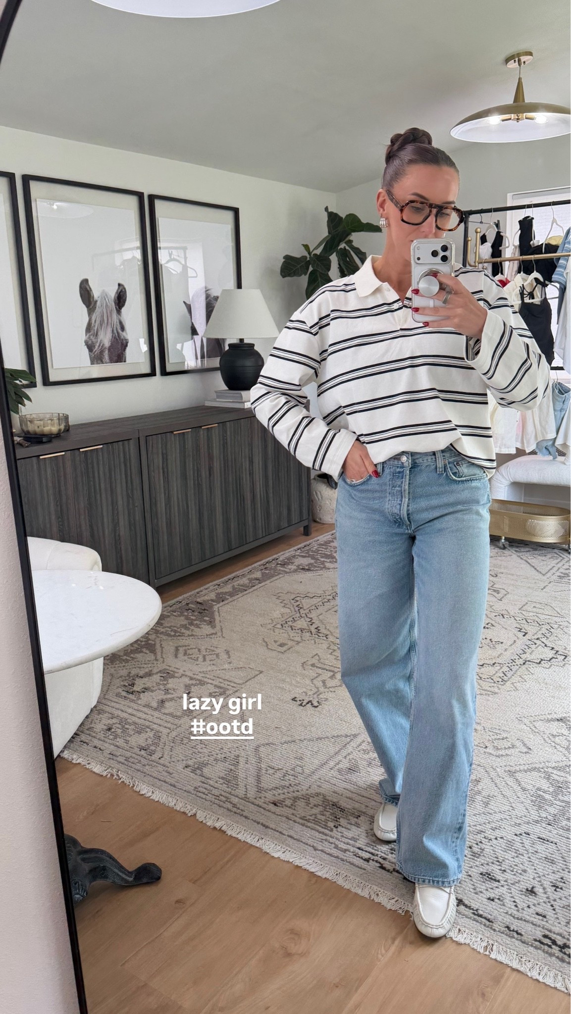 was feeling lazy, but super easy pieces to throw together to look put together 🤓

Polo long sleeve: M
Denim: 27
Blue light glasses: Elisa Johnson (not on LTK)


￼

#LTKootd #LTKgrwm #LTKTall