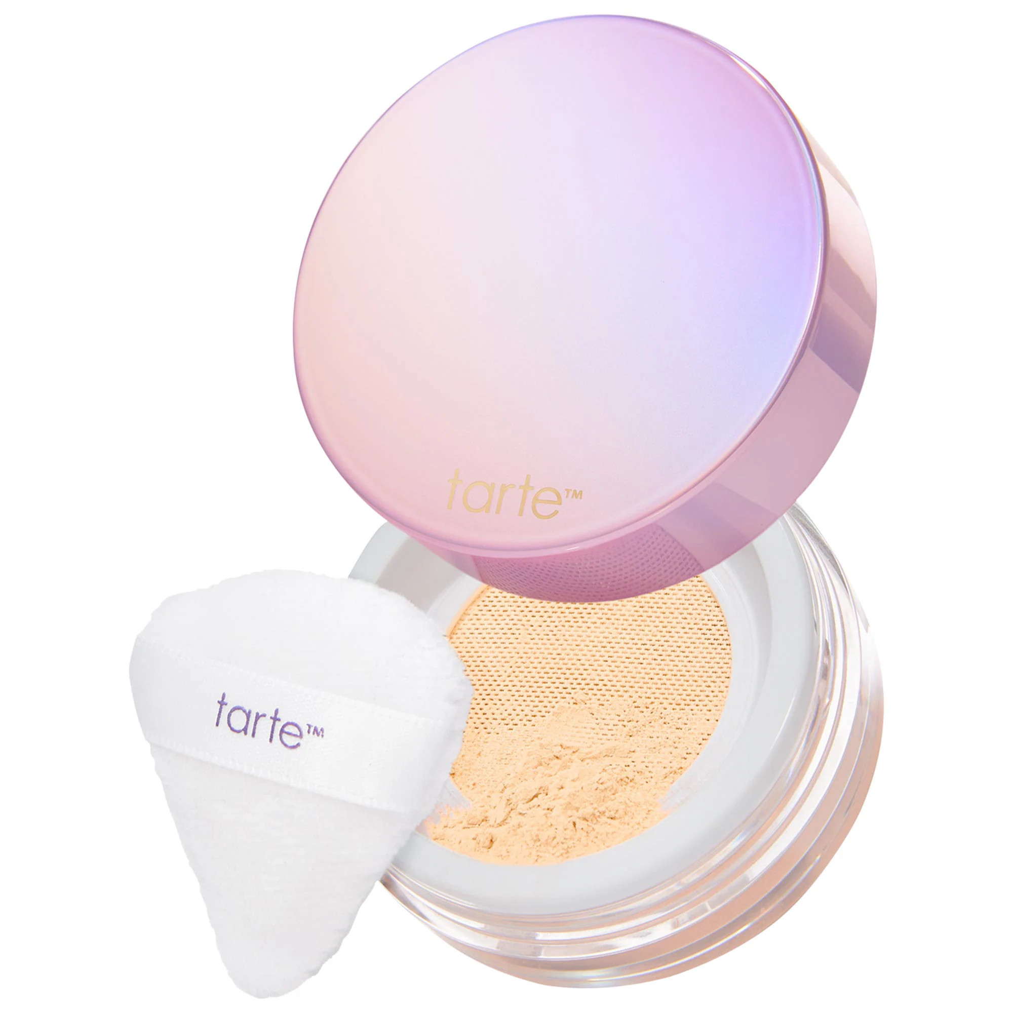 tarte creaseless loose setting & brightening powder Yellow 0.24 oz / 7 g | Sephora (US)