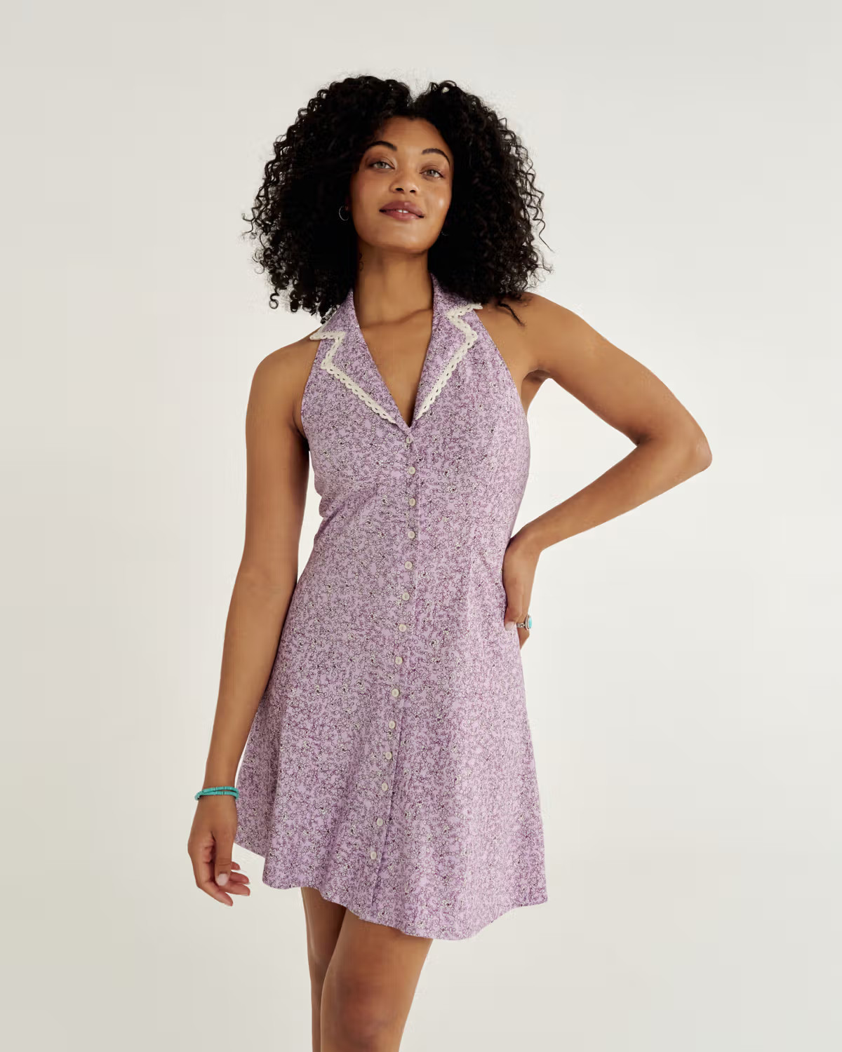 Women's Sleeveless Collared Mini Dress | Tecovas | Tecovas