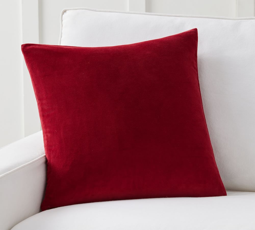 Everywhere Velvet Pillow Cover | Pottery Barn (US)