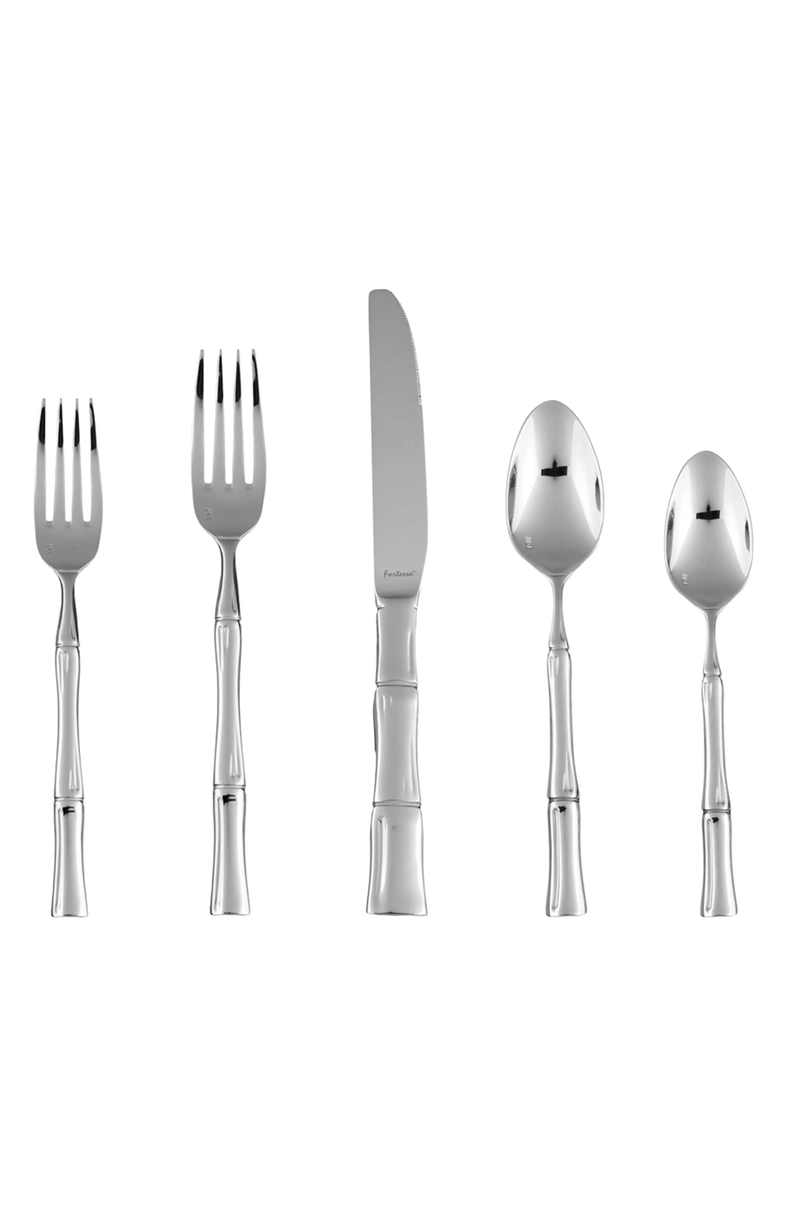 Fortessa Royal Pacific 20-Piece Flatware Set in Silver at Nordstrom | Nordstrom