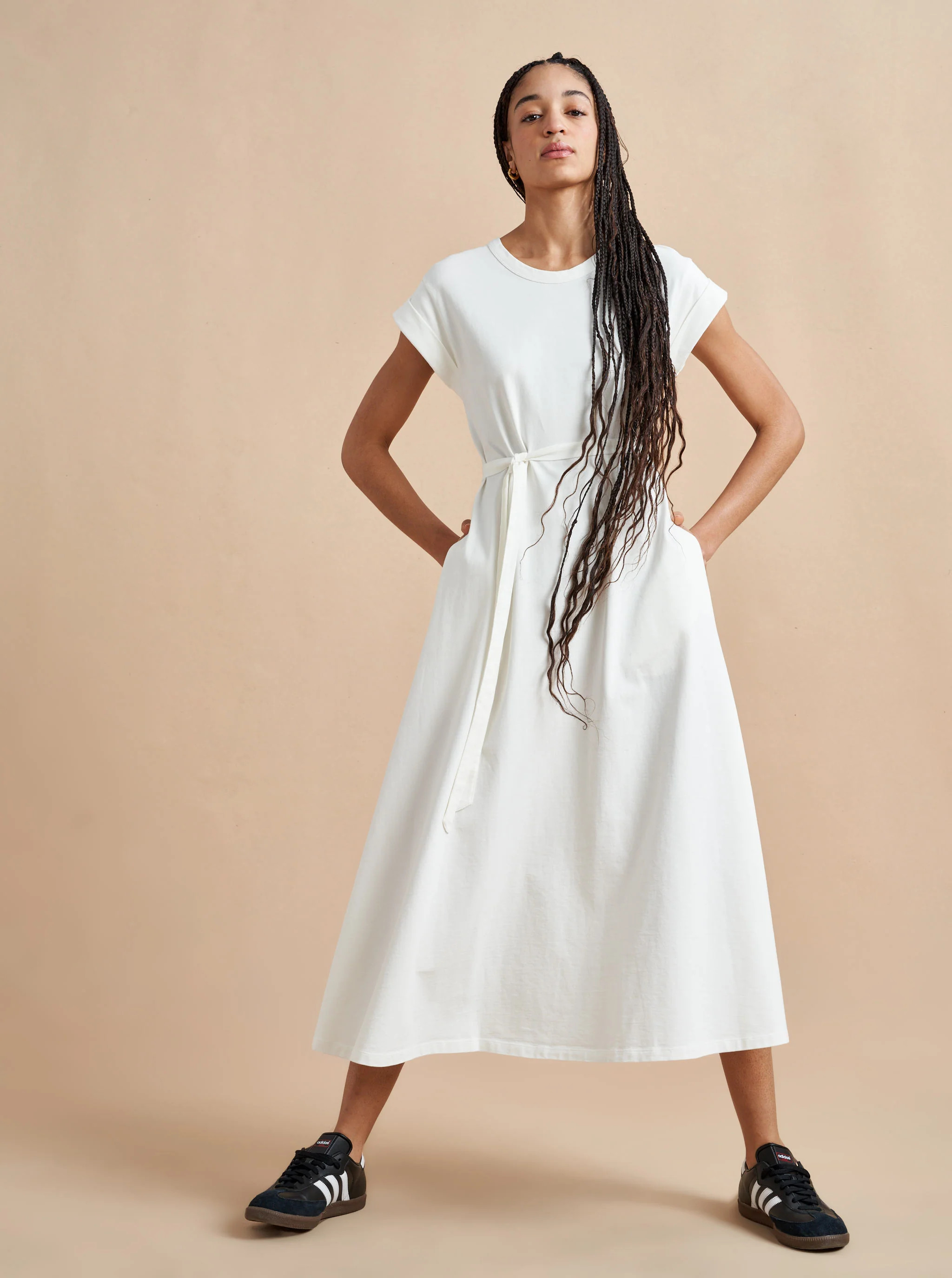 White Andie Dress White | La Ligne | La Ligne