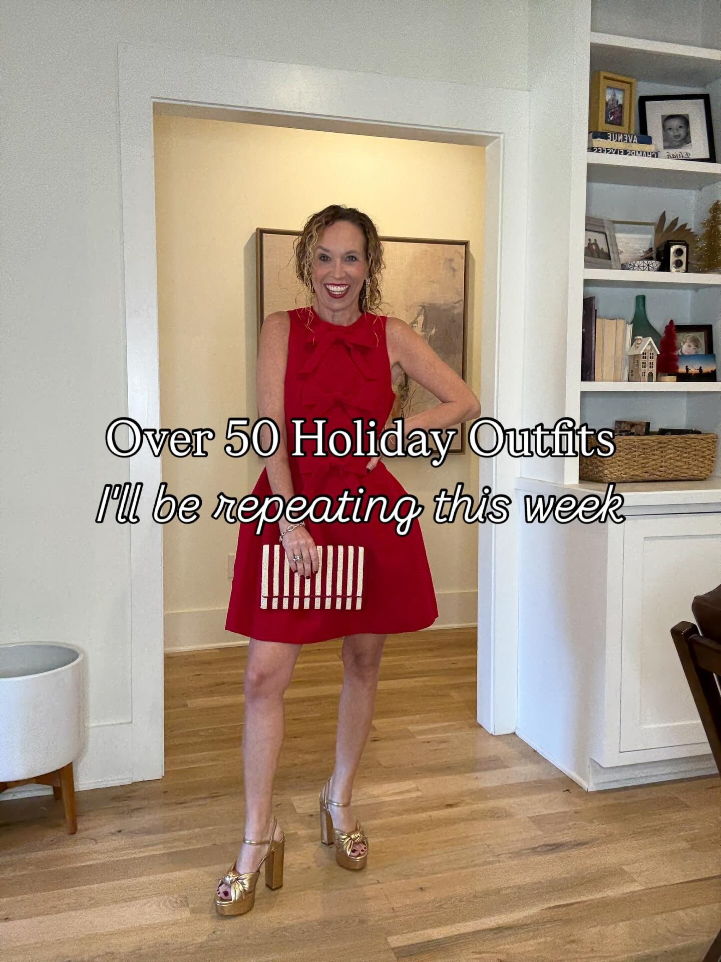 Repeating all of these great holiday inspired looks this week!

From holiday parties to a full day of baking Christmas cookies and everything in between - each of these will be worn to get the most of my holiday looks!

What will you be wearing for the holidays?

Comment shop for links to all these looks!

#fashionover50 #styleat50 #holidaystyle