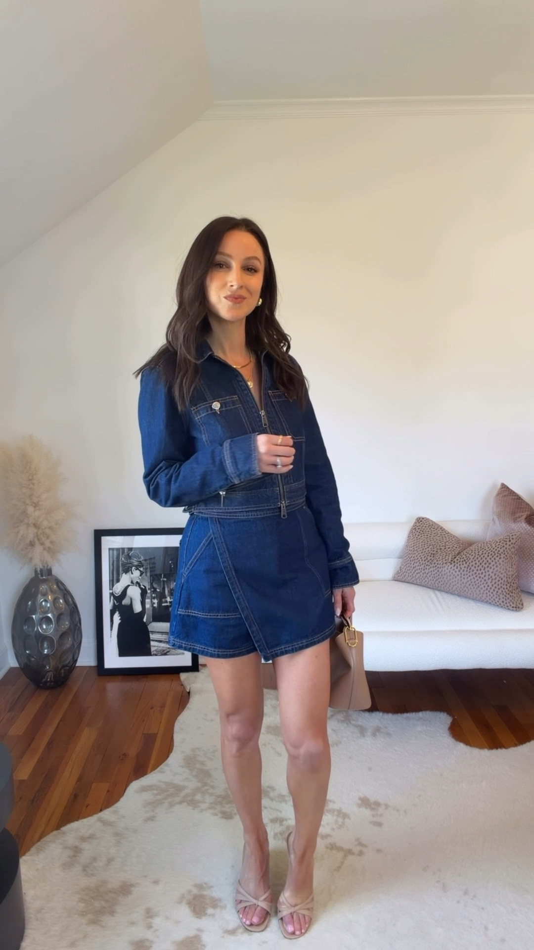 Love this set! 
Skirt: sized up one
Jacket: true to size
Shoes: true to size

The similar options SO cute 

#LTKOver40 #LTKSeasonal