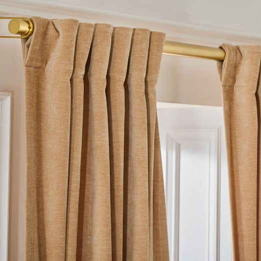 Worn Velvet Blackout Curtain | West Elm (US)