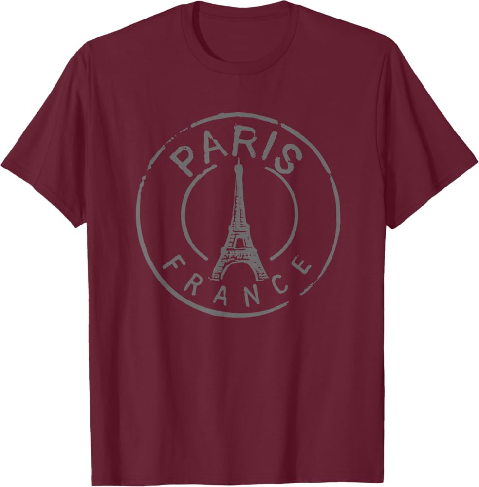Vintage Retro Paris France Eiffel Tower Love Men Women Kids T-Shirt | Amazon (US)