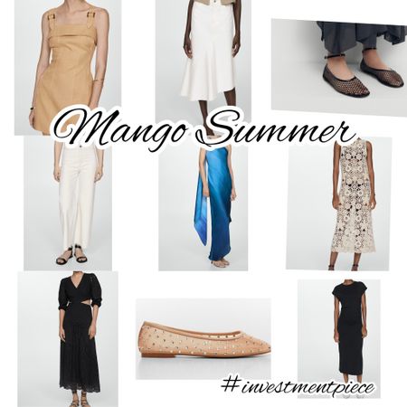 On trend ballerinas, cutout dresses, linens, denim and the best dress to wear to summer weddings- this is what I’m currently coveting @mango #investmentpiece 

#LTKStyleTip #LTKSeasonal #LTKShoeCrush
