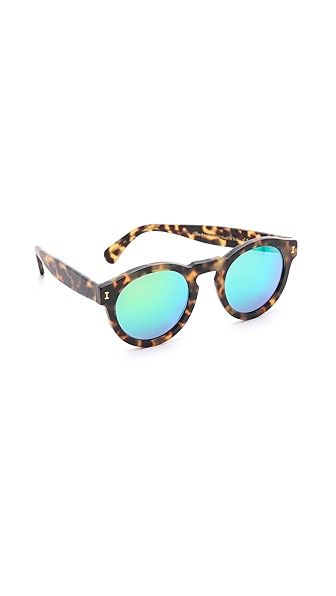Leonard Matte Mirrored Sunglasses | Shopbop
