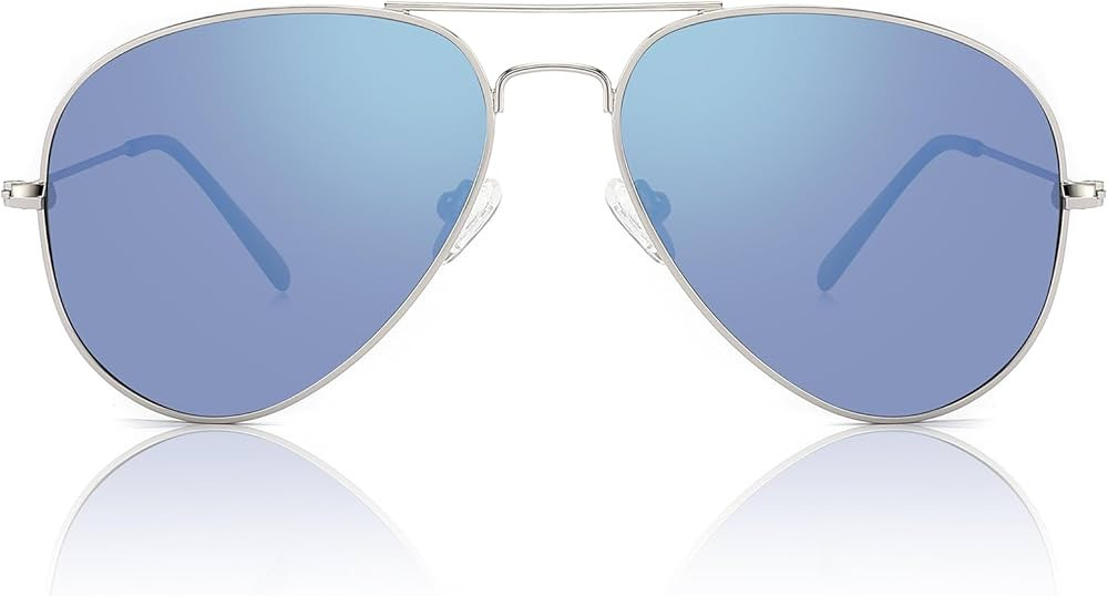 Bencaley Polarized Sunglasses for Women Men UV400 Classic Large Metal Sun Glasses UV Protection | Amazon (US)