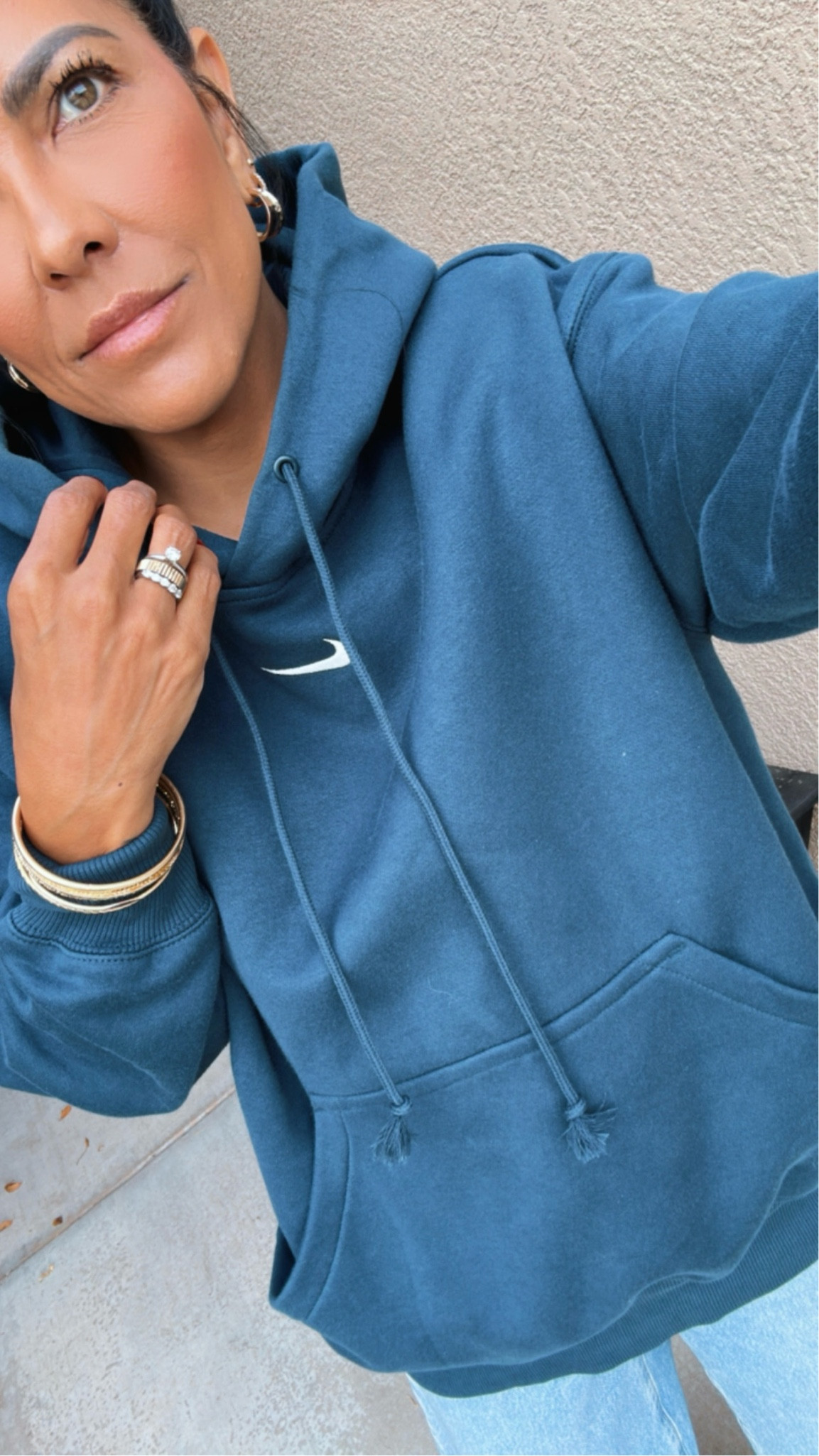 Nike hoodie!!  Love this color and the oversized fit.  Wearing M 

#LTKFindsUnder100 #LTKStyleTip #LTKFitness