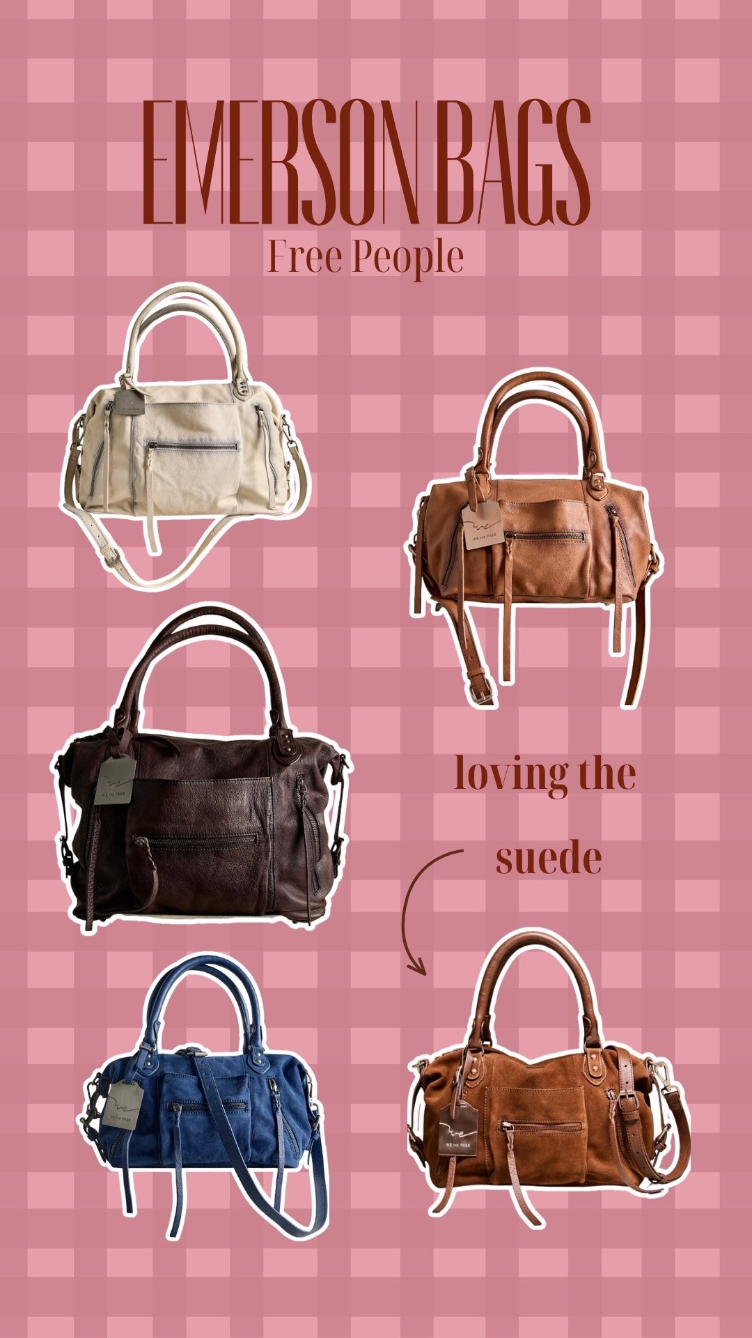 I’m obsessed with the Emerson bag from Free People! These colors are perfect for fall! 🍂

#LTKdayinmylife #LTKSeasonal #LTKootd