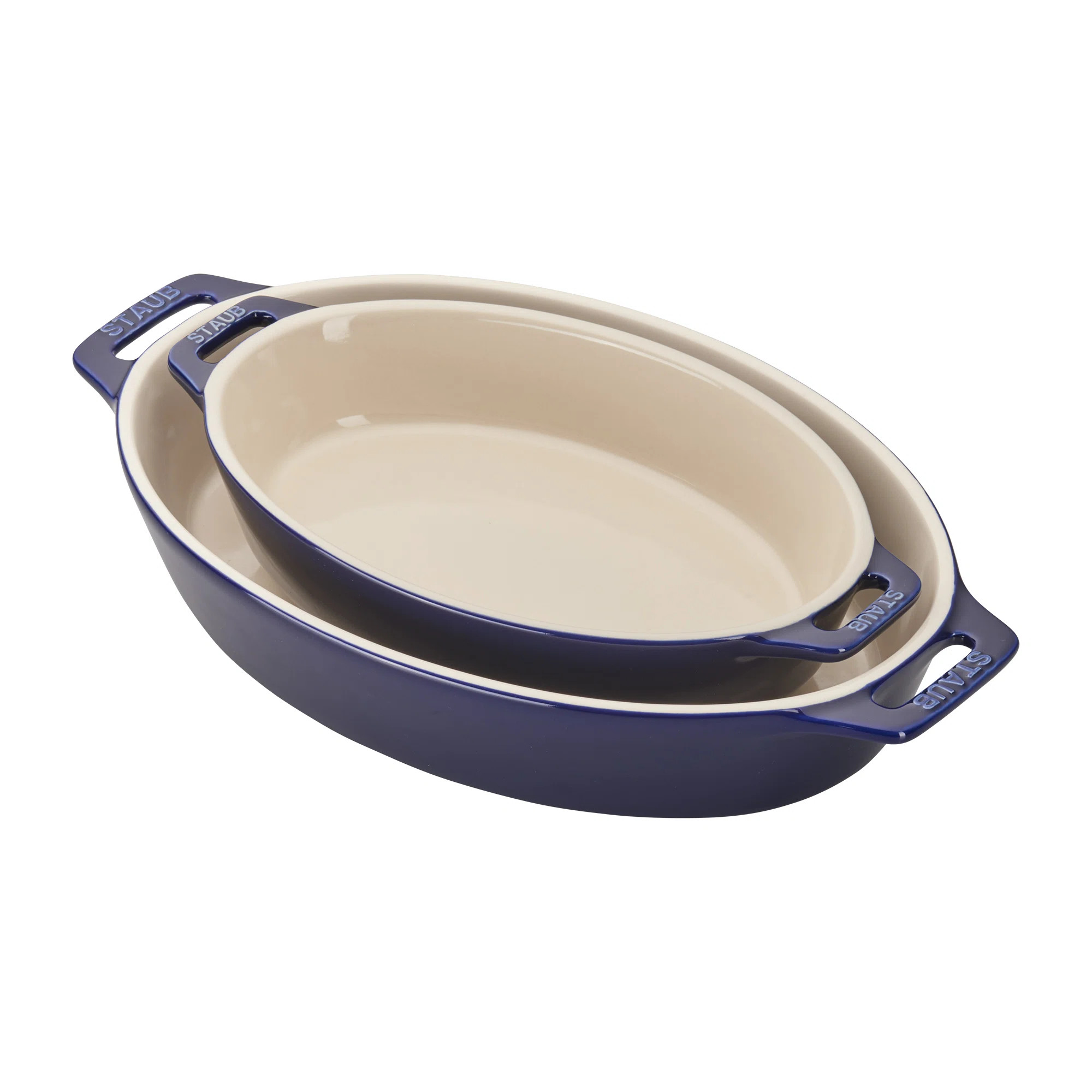 Staub Ceramic 2-Piece Oval Baking Dish Set | Wayfair North America