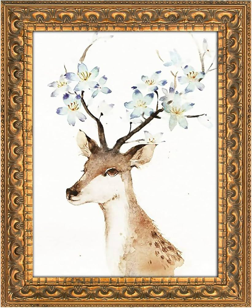 Golden State Art, 8X10 Ornate Finish Photo Frame, Bronze Color, Real Glass | Amazon (US)