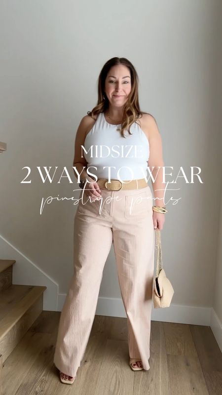 Spring workwear - styling wide leg pants I’m wearing a 14 but have a bit of room in the waist, large in all tops and blazers


#LTKSeasonal #LTKworkwear #LTKVideo