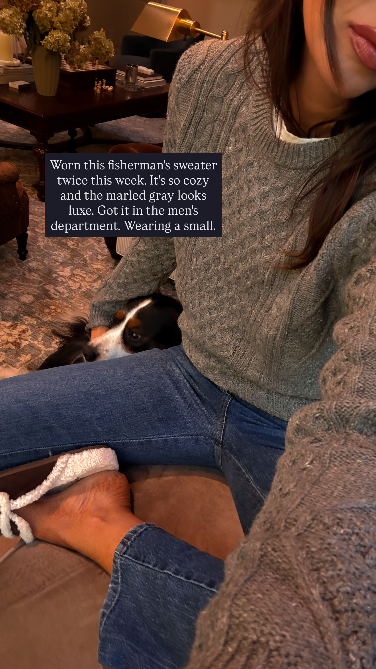 Shopped the men’s section for this fisherman sweater and I’ve already worn it twice this week 

#LTKHome #LTKStyleTip #LTKSeasonal