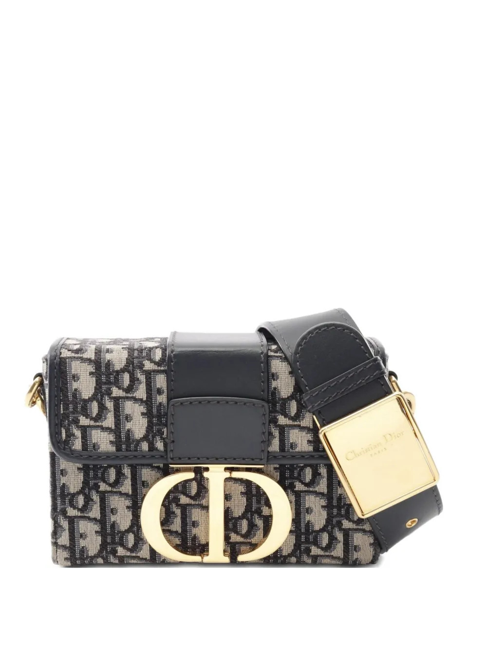 Christian Dior Pre-Owned 2010s Montaigne oblique-pattern shoulder bag - Neutrals | Farfetch Global
