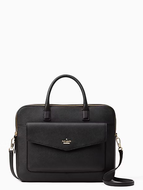 Kate Spade 13" Double Zip Laptop Bag, Black | Kate Spade (US)