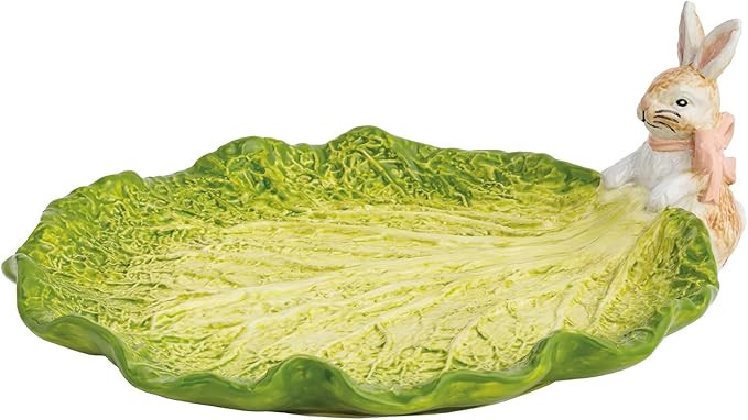 Mud Pie Easter Bunny Cabbage Platter | Amazon (US)