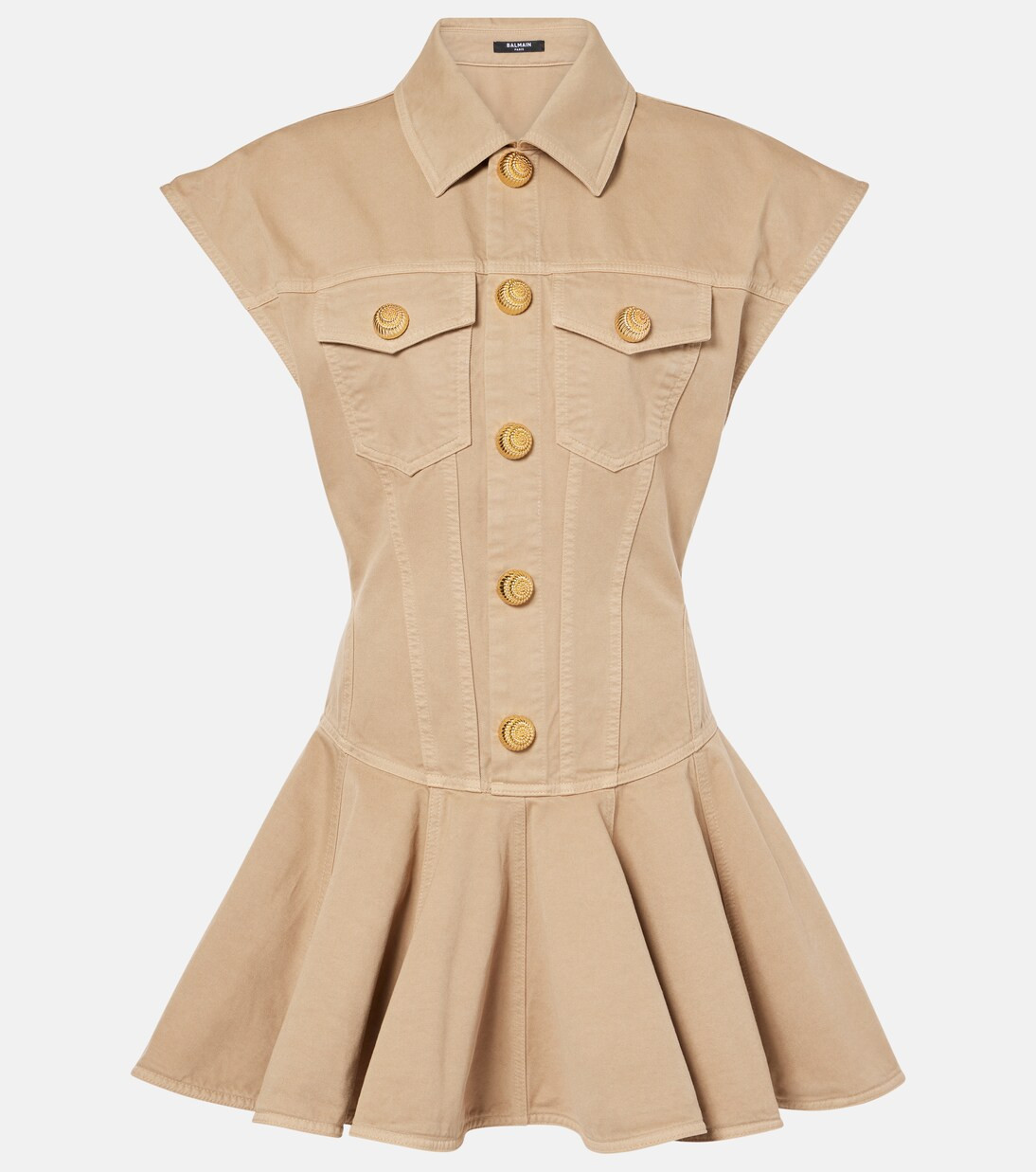 Cotton canvas minidress | Mytheresa (US/CA)