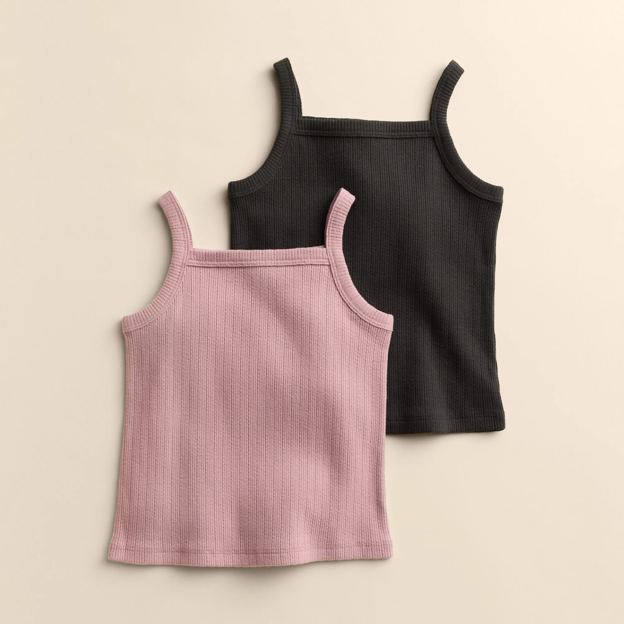 Baby & Toddler Girl Little Co. by Lauren Conrad 2-Pack Ribbed Tank Top Set | Kohl's