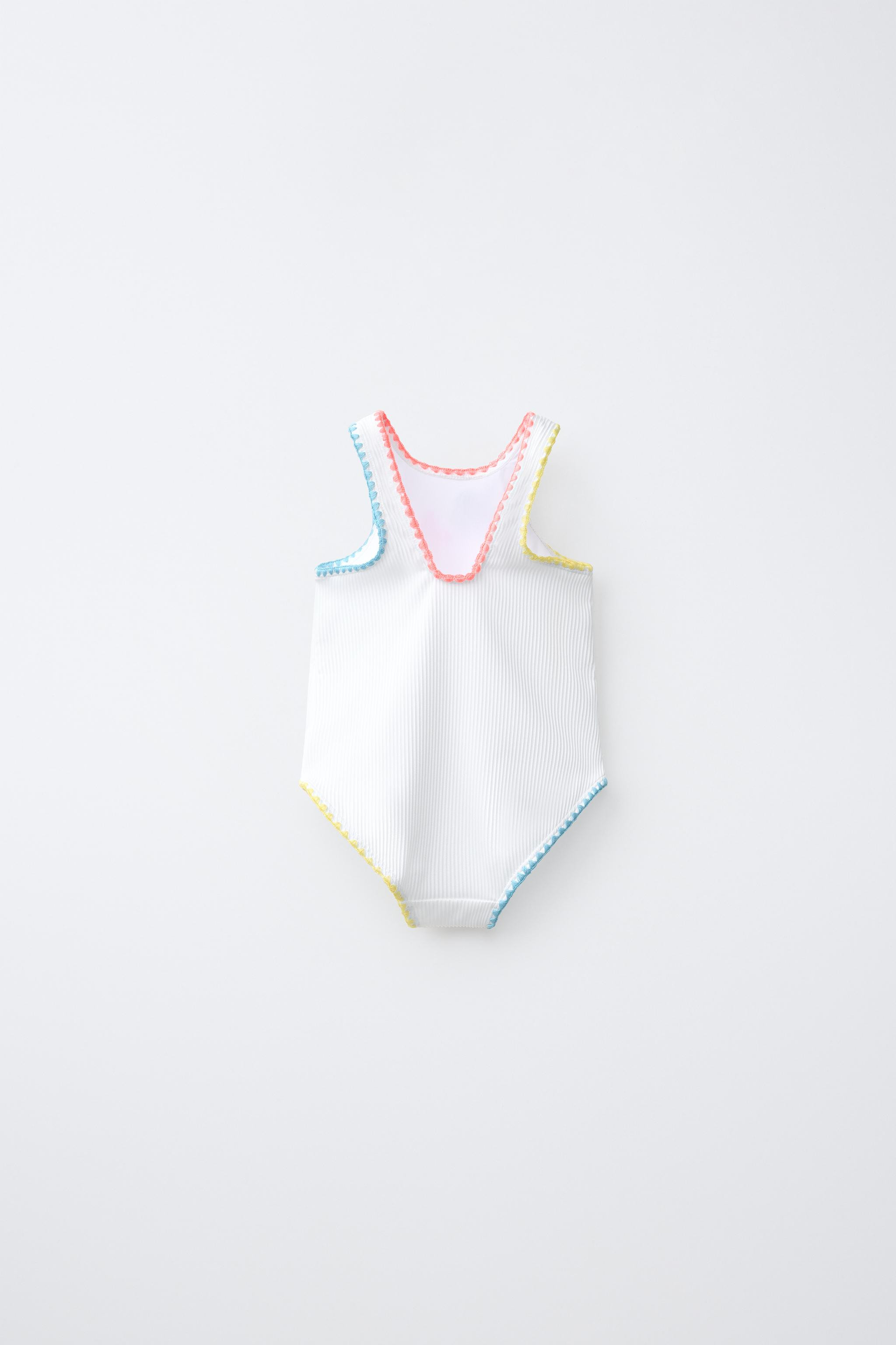 2-6 YEARS / RIBBED CROCHET SWIMSUIT | Zara UK
