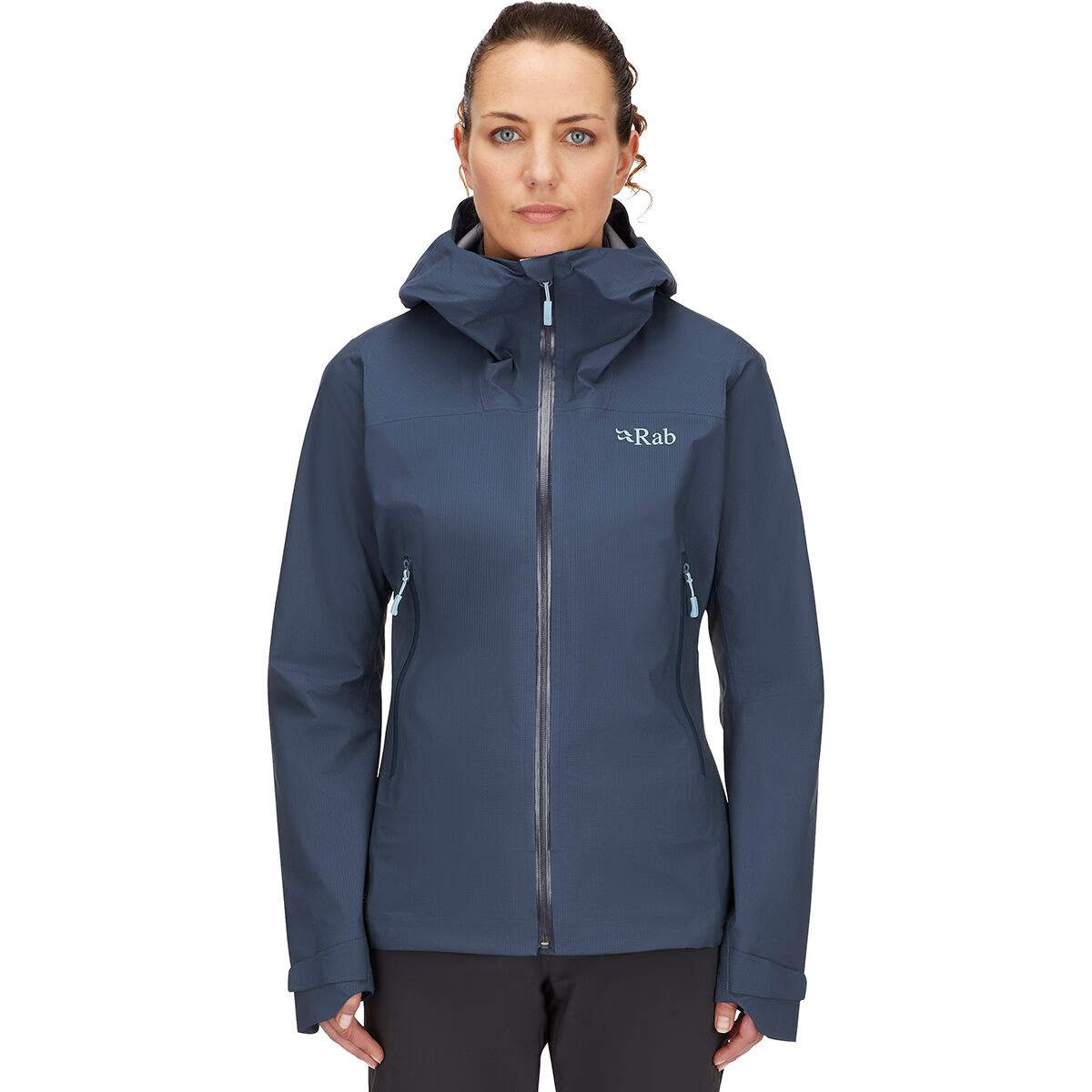 Rab Downpour Light Jacket - Women's Tempest Blue, XS | Backcountry