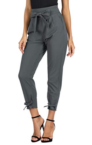 GRACE KARIN Womens Casual High Waist Pencil Pants with Bow-Knot Pockets for Work | Amazon (US)