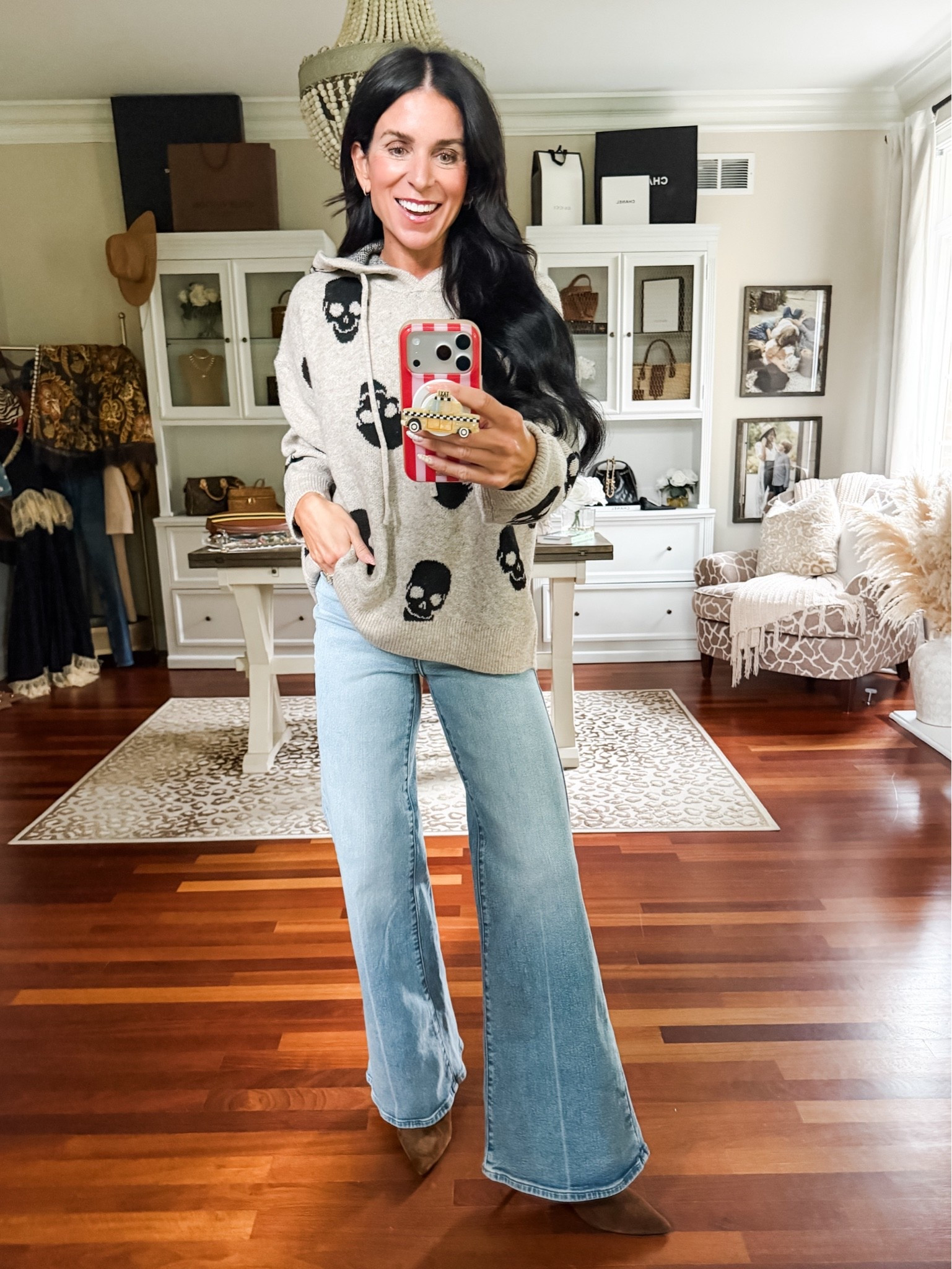 Such a fun spooky season sweater! Wearing a small and 2 denim 
@Target

#LTKootd #LTKSeasonal #LTKSaleAlert