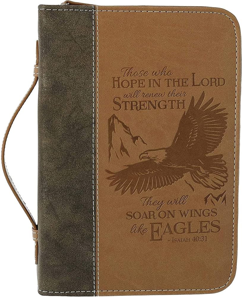 Divinity Boutique Bible Case for Men and Boys - Extra-Large Faux Leather Bible Cover for Church, ... | Amazon (US)