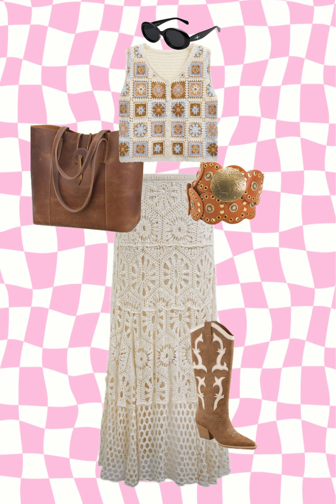Adorable everyday or festival look. Live the crochet details mixed with the leather and studs. The cutest shoes to boot! 

#LTKFindsUnder50 #LTKShoeCrush #LTKFindsUnder100