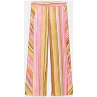 Zara - Striped Wide Leg Pants - Multicolored - M - Woman | Zara US