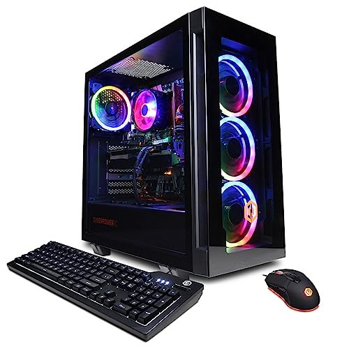CYBERPOWERPC Gamer Master Gaming PC, AMD Ryzen 5 7600 3.8GHz, GeForce RTX 4060 8GB, 16GB DDR5, 500GB NVMe SSD, Wi-Fi Ready & Windows 11 Home (GMA2700A) | Amazon (US)