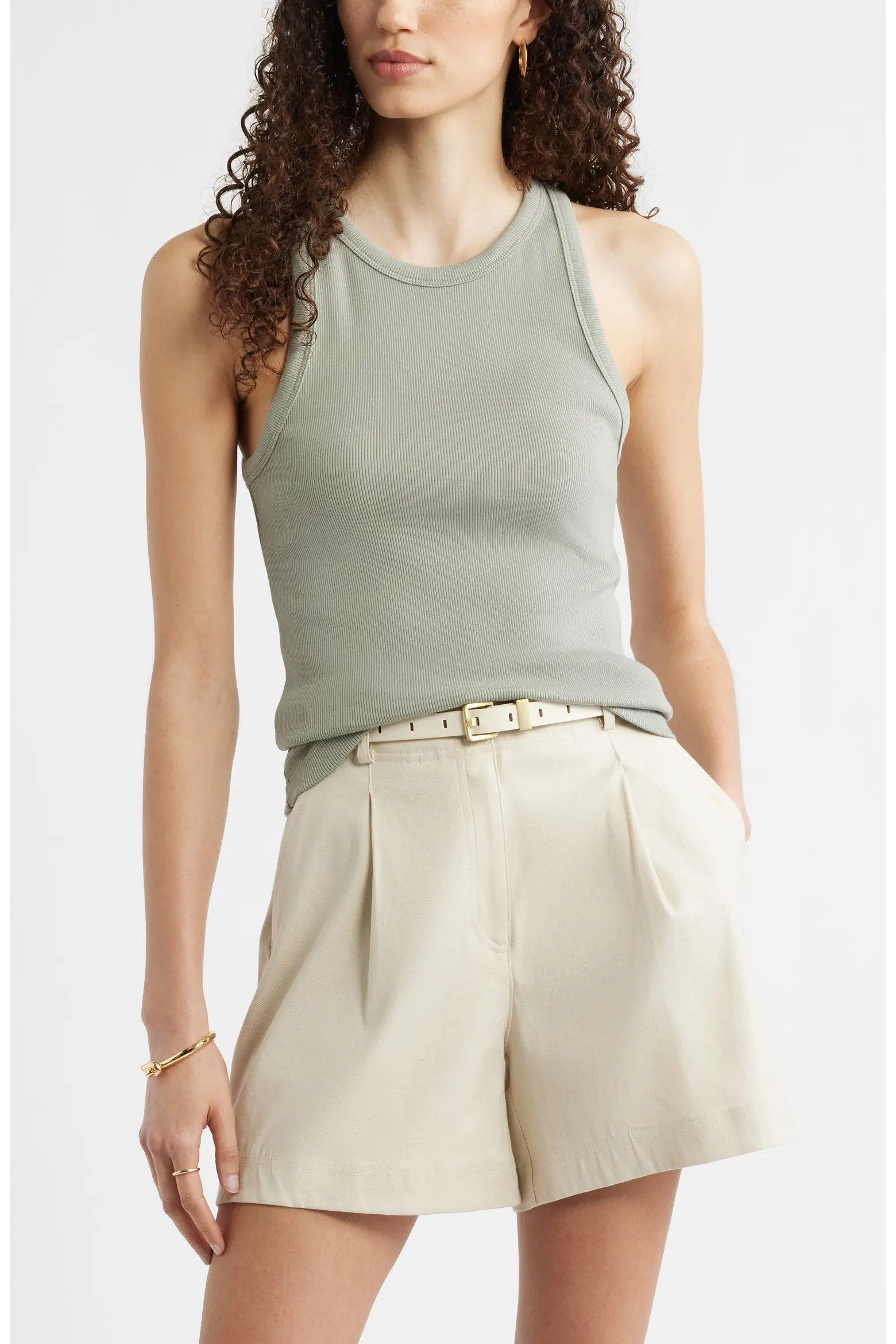 Everyday Cotton Rib Tank (Women) | Nordstrom | Nordstrom