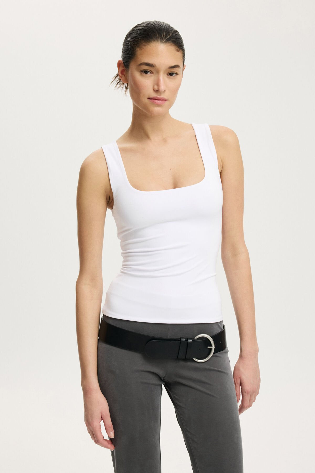 Hold Me Scoop Tank | Cotton On (ANZ)