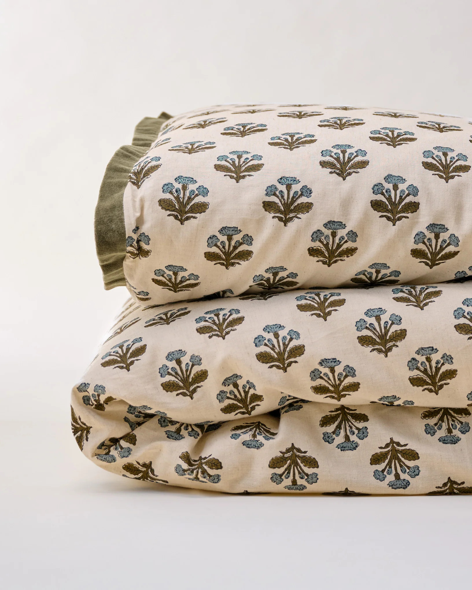 Elaine Block Print Duvet | Magnolia
