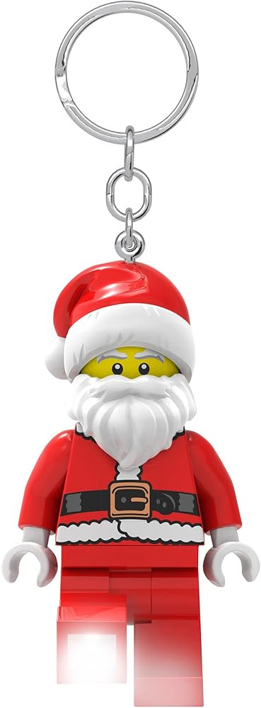 LEGO Classic Keychain Light - Santa - 3 Inch Tall Figure (KE189H) | Amazon (US)