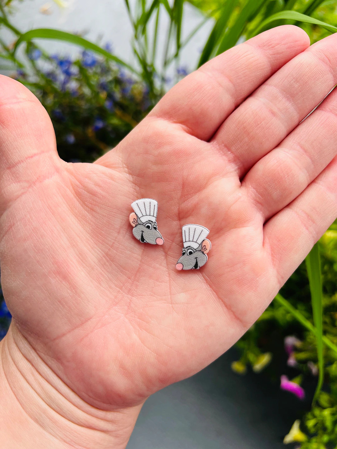 New Remy Earrings/ratatouille/pixar/handmade to Order/stud Earrings/nickel Free/hypoallergenic - ... | Etsy (US)