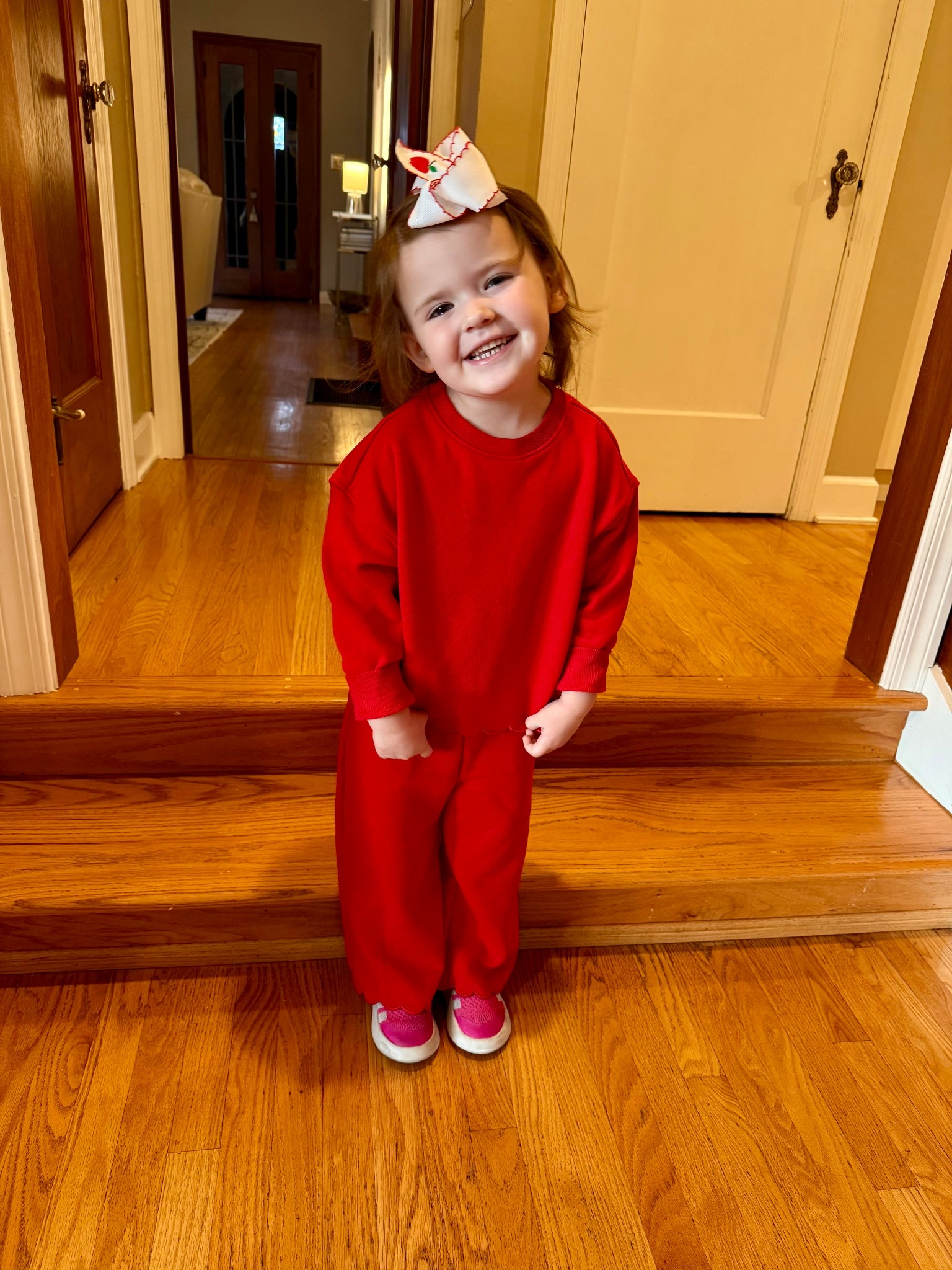 I love a matching cozy set for fall & winter! This one has the most adorable scalloped trim and I love the red for the season! 

Blakeley is in the size 4T

#LTKFindsUnder50 #LTKSaleAlert #LTKKids