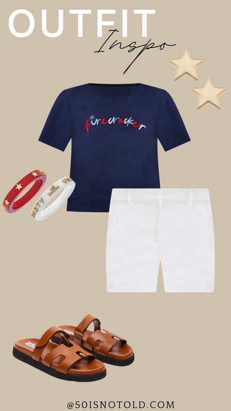 USA Outfit Ideas for July 4th | Firework Graphic Tee | Trendy Sandals 

#LTKSummerSales #LTKSeasonal #LTKStyleTip