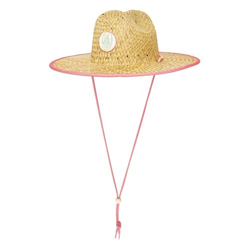 Roxy Women's Coffee Blues Straw Sunhat – Stylish Wide-Brim Beach Hat – Lightweight and Breathable Sun Protection – Versatile Summer Accessory – Perfect for Outdoor Activities, M/L | Amazon (US)