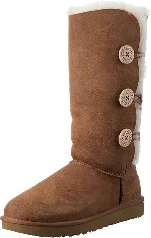 UGG Women's Bailey Button Triplet Ii Winter Boot | Amazon (US)