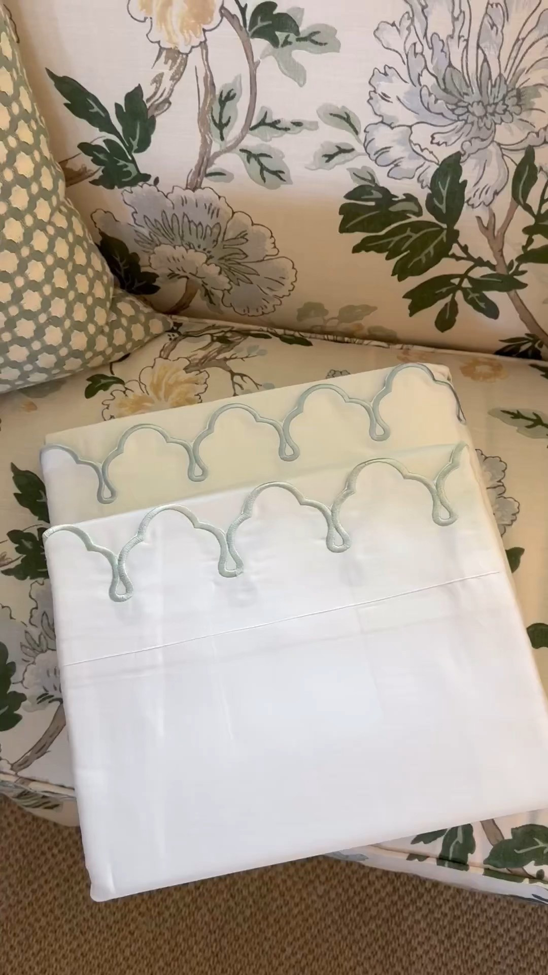 Fresh linens always make a room feel brand new. I love the scalloped edge on this set!

#LTKHome
