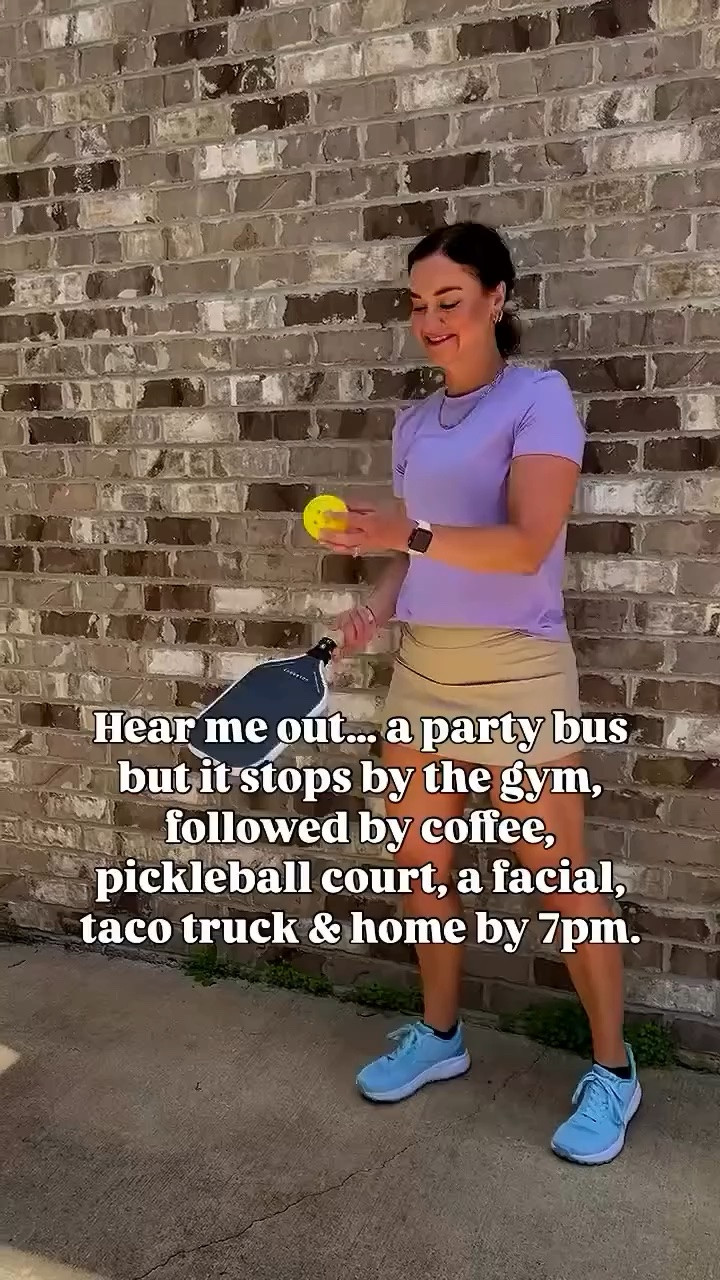 Hear me out… this is what “living the dream” looks like in your 40's as a millennial mom...

Think: party bus energy, but instead of shots and stilettos it’s more like:
➡️ A workout that made me question my life choices 😮‍💨
➡️ A chiro tune-up
➡️ An iced protein cold brew
➡️ Pickleball cardio because we can socialize AND hit our step count 🎾
➡️ Lash extensions (summer mascara meltdown = solved!)
➡️ Lunch 🥑🍳
➡️ A glowy facial ✨
➡️ Tacos because: balance 🌮
➡️ And in bed by 9:45pm with my greens, p*p🌊s, magnesium, red light, and a good book 😴📖

💛 Comment RESET if you're in your "healthy rhythms OVER wild nights" era and want my favorite Sunday Reset resources.

#sundayreset #healthybyheatherbrown