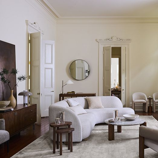 Laurent 2-Piece Wedge Chaise Sectional (111.5") | West Elm (US)