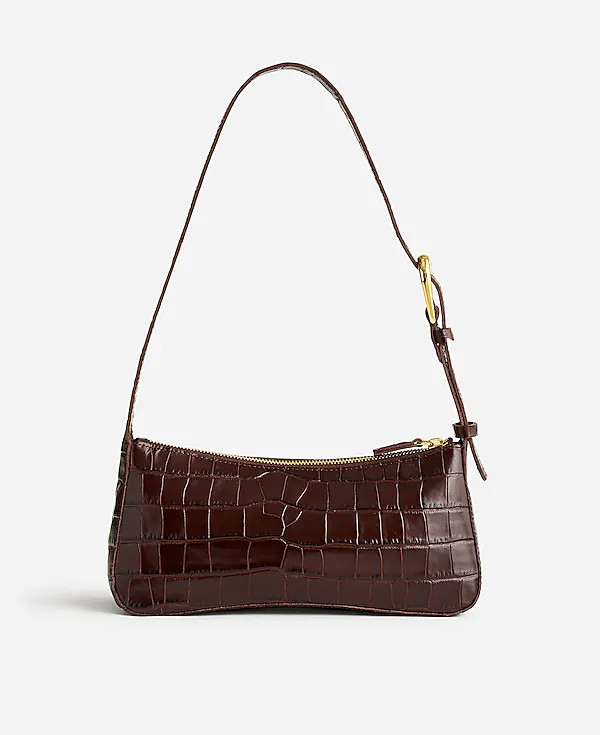 The Sculptural-Buckle Shoulder Bag | Madewell