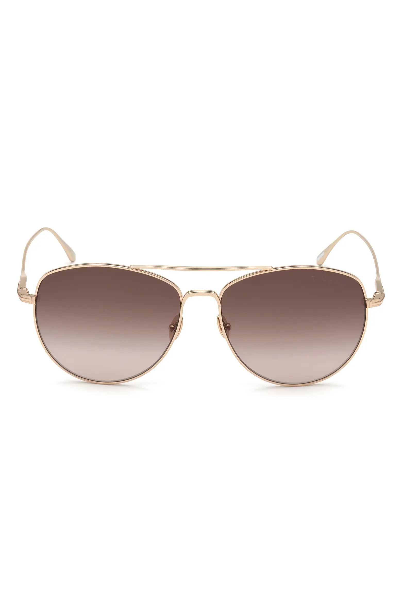 Milla 59mm Gradient Aviator Sunglasses | Nordstrom